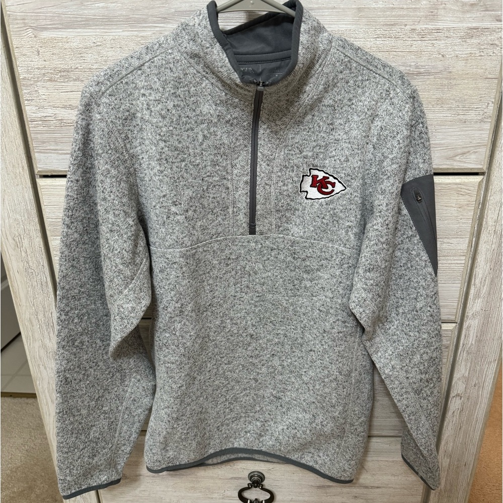 Half zip KC Chiefs pullover